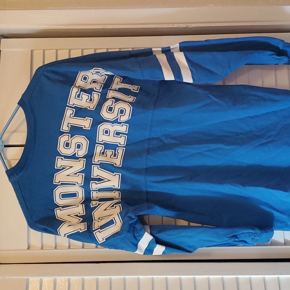 Monsters University Spirit Jersey Size Small Disney Blue